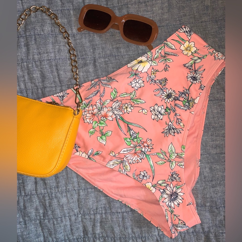❤️Final Price. Forever21 High Waist Floral Bikini Bottom